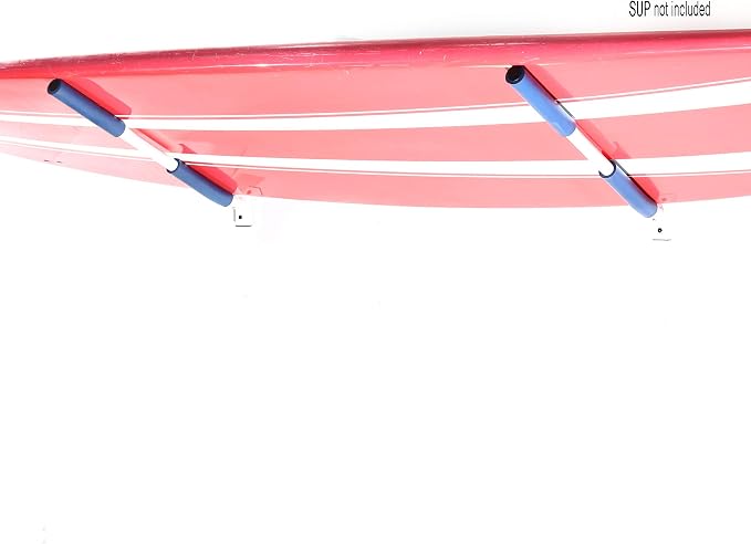 SPAREHAND Premium Edition: All Climate Wall Mount Hybrid Rack for SUPs and Kayaks