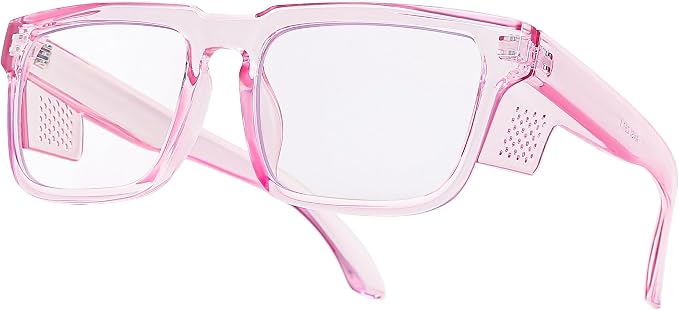 Z87 High-Visibility Construction Anti-Fog Photochromic UV400 Blue Light Blocking Impact Resistant Safety Glasses