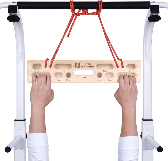 Two Stones Portable Hangboard | Rock Climbing Hangboard | Hang Board for Climbing | Rock Climbing Gifts for Rock Climbers for Climbers | Bouldering Gifts