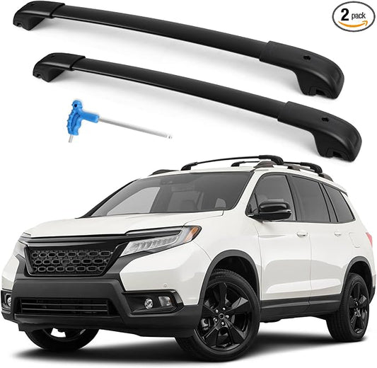 Roof Rack Cross Bars Compatible with Honda Pilot 2023-2026 Sport TrailSport Touring Elite (Not for LX & EX-L), 300LBS Heavy Duty Adjustable Aluminum Cargo Bar for Rooftop Carrier, Cross Bars