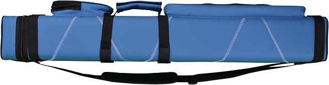 Accuplay Billiards 3x6 Hard Pool Cue Stick Carrying Case Choose Black, Red White or Blue White