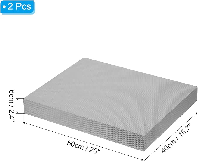 PATIKIL Balance Pad Non-Slip TPE Foam Pad Cushion Exercise Yoga Mat Knee Pad for Fitness Stability Core Training Stretching