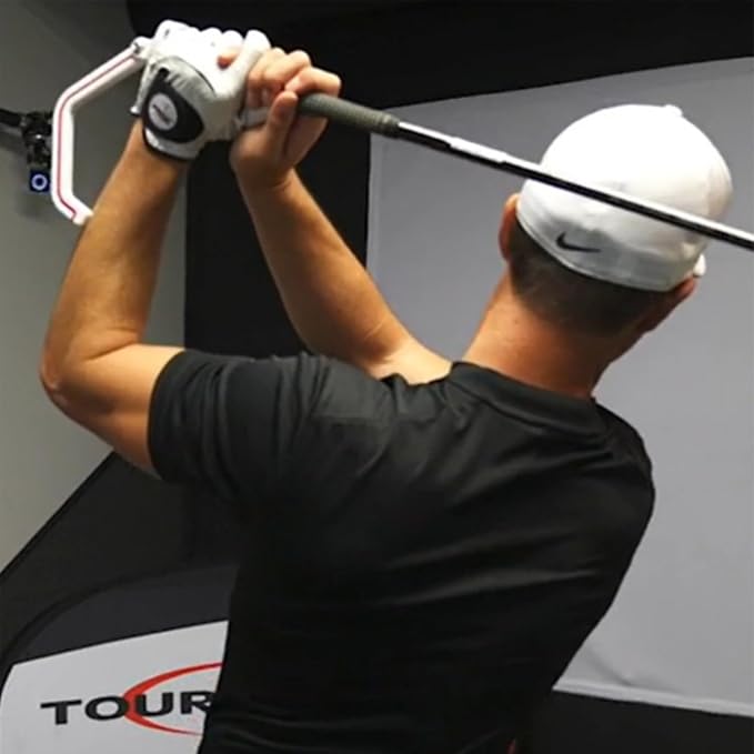 Tour Striker Educator Golf Swing Wrist Trainer – Improve Grip & Power – Training Aid for Men & Women – Perfect for Left & Right-Handed Golfers – Durable Practice Equipment & Alignment Tool