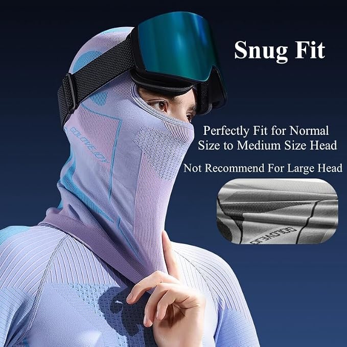 Motorcycling Riding Balaclava Helmet Head Mask Full Face Masks Winter Ski Mask for Men Women Cold Weather Head Cover Skiing Snow Glove Waterproof