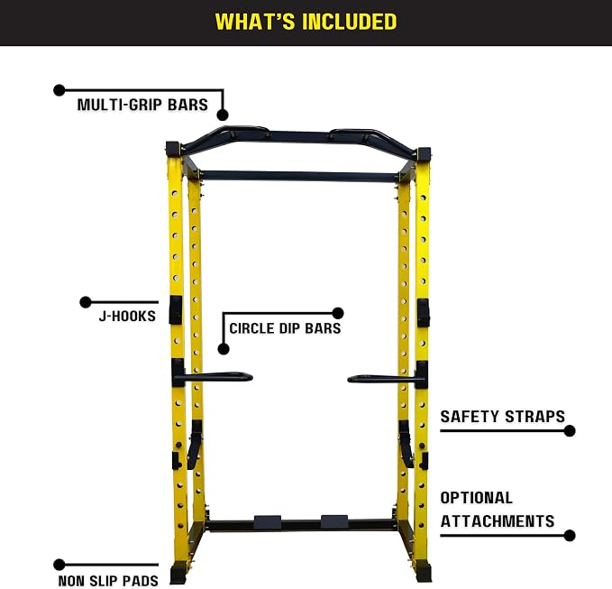 Hulkfit Cable Crossover Attachment for Power Rack - Heavy Duty