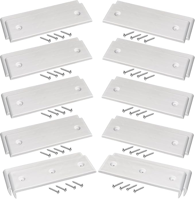 Boat Trailer Bunk Slide Pads and Enders for Easier Launching & Loading, 3" x 10" Boat Trailer Bunk Slicks