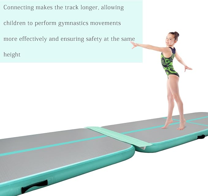 Sumery 3ft/6ft Air Mat Tumble Track Connector Tape for Inflatable Tumbling Gymnastic/Yoga/Camping White（NEW） (40)