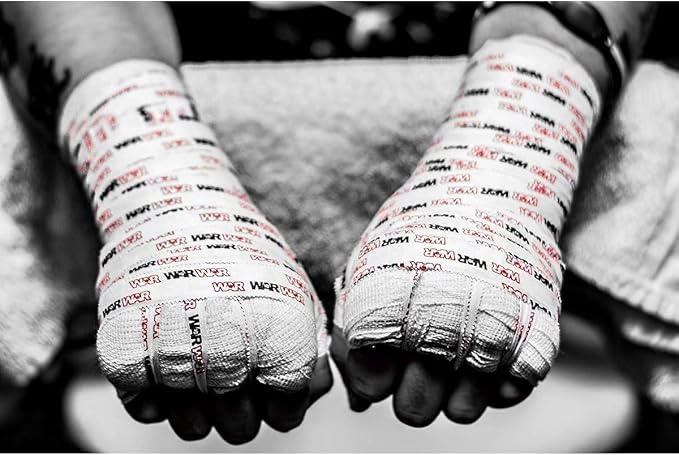 WAR Tape EZ Rip Premium Athletic Medical Sports Tape | No Sticky Residue | 30 ft Rolls | Best for Athletes & Trainers | Ideal for Fingers, Ankles, Wrists, and Equipment | 1 Inch (Pack of 2)