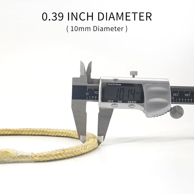 NewDoar 100% Kevlar Braided Friction Hitch,5620 MBS,Prusik Arborist Rope, Abrasion/Flame Resistant, High Strength Rescue Rigging Hammocks(3pcs)