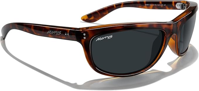 MERRY'S Wrap Around Sport Polarized Sunglasses for Men Women Driving Fishing UV400 Protection