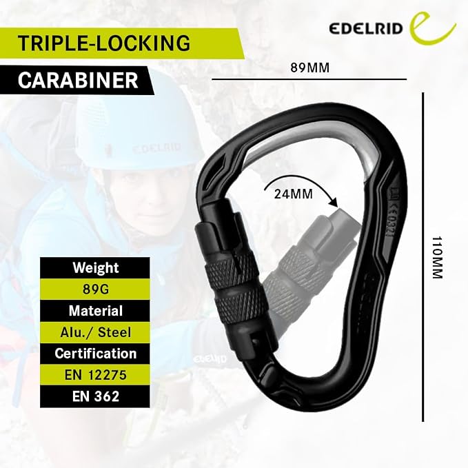 EDELRID HMS Bulletproof Locking Carabiner