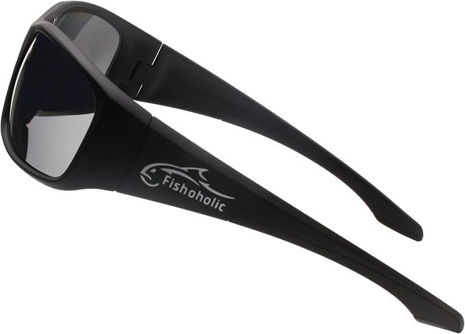 Fishoholic Polarized Bi-Focal Fishing Sunglasses with Reader Magnification (1.5x, 2.0x, 2.5x Options) and UV400 Protection