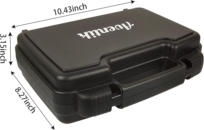 Aventik Streamer Fly Boxes Click Lock Large Streamer Flies Foam Storage Fishing Box Tackle Box Boating Fishing Boxes 14X11X3.35inch/10.43X8.27X3.15inch (SF1B Black -10.43X8.27X3.15inch)