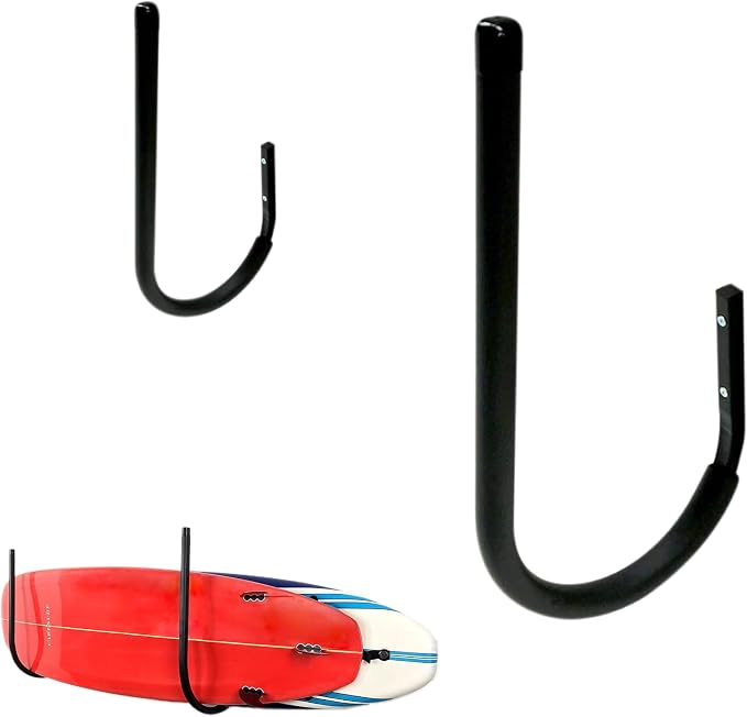 StoreYourBoard Stand Up Paddle Board and Kayak Rack - Surfboard Wall Mount and Garage Ceiling Storage Racks - Heavy-Duty Indoor Board and Paddle Organizer - Space-Saving Kayak Wall Mount - X-Large