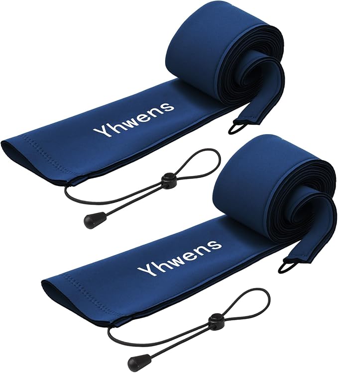 Neoprene Fishing Rod Sleeve Rod Sleeves Fishing Pole Sleeve Rod Socks for Fishing Poles Rod Cover Rod Protector Durable for Casting Spinning Trolling Sea Fishing Rod Storage
