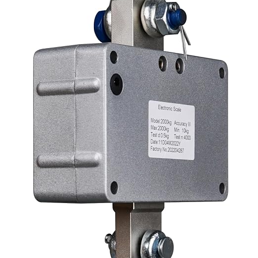 2000KG / 4400LBS 2Ton Digital Crane Scale with Remote, Industrial Heavy Duty Electronic Hanging Scale, LED Display