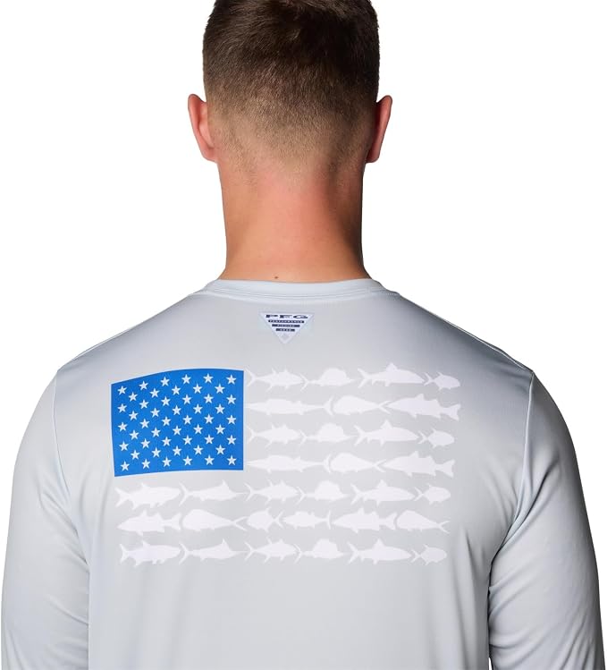 Columbia Terminal Tackle PFG Fish Flag Long Sleeve