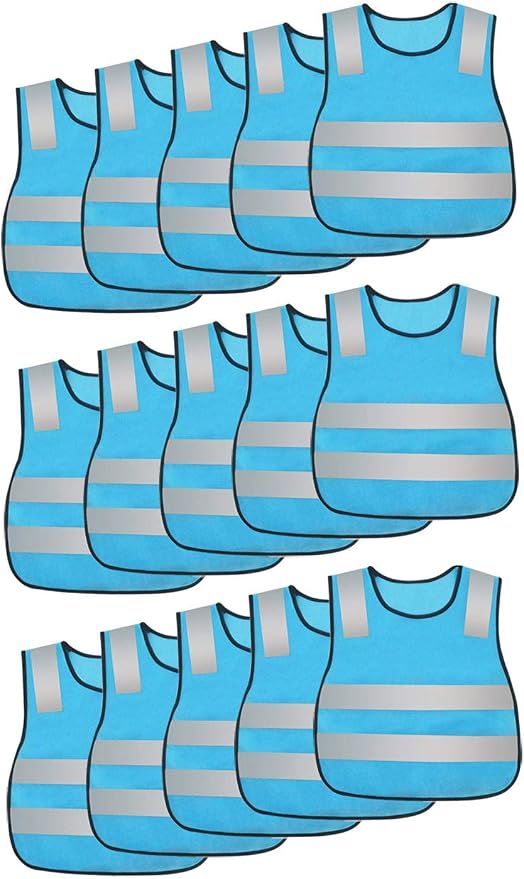 AIEOE Kids High Visibility Safety Vest Reflective Running Lightweight Traffic Walking Breathable Construction Vest