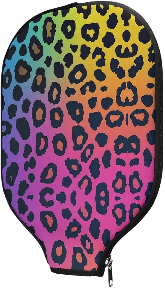 Blue Camo Corgi Pattern Print Pickleball Paddle Covers Only Paddles Holder Sleeve Fits Most Rackets