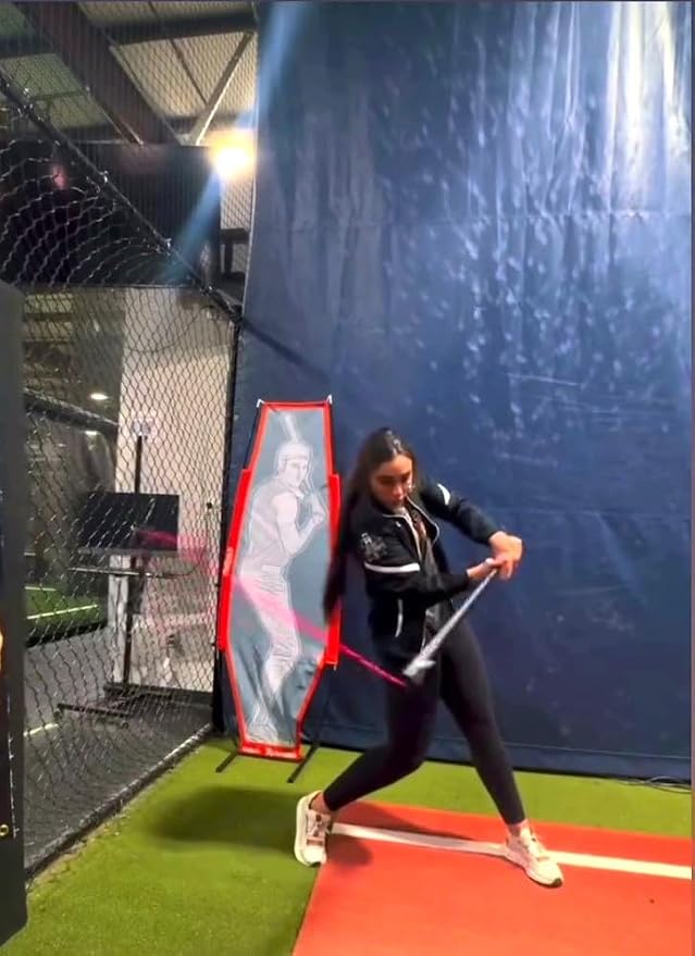 Power Swing Pro Resistance Swing Training Bat Baseball Softball Cricket Training Aid, 5 Adjustable Resistance Bands, Swing Path, Strength, & Bat Speed for All Ages, at Home Training