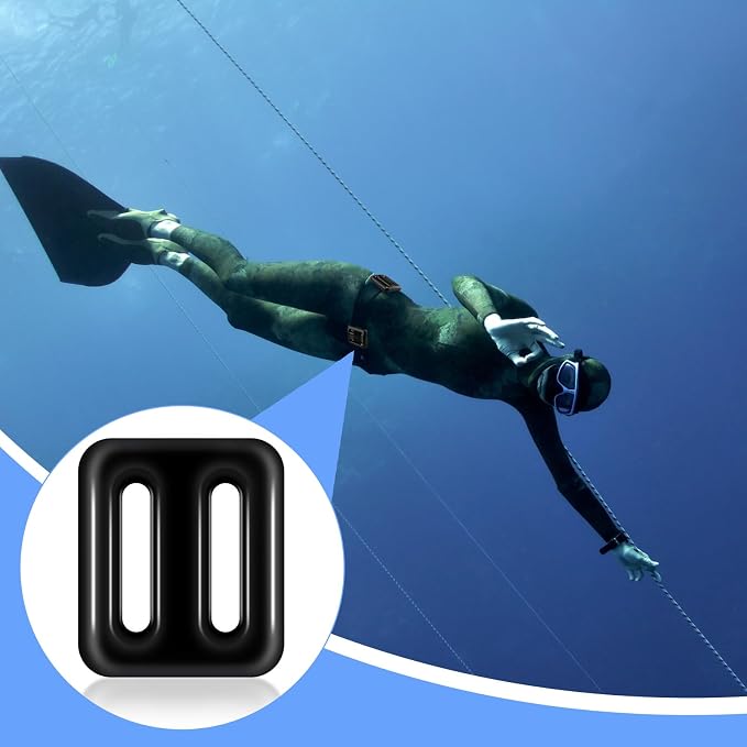 Relaxweex 6 Pcs 1.1lb Dive Weights for Diving Weight Belt, Lead Diving Weights, Lead Weights, Coated Dive Weights, Dive Belt Weights for Freediving Spearfishing