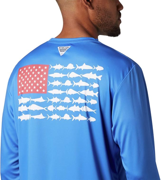 Columbia Terminal Tackle PFG Fish Flag Long Sleeve