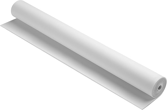 AMZQNART EVA Foam 2mm, Cosplay Foam 16x29.5 inch White,High Density 90 kg/m³, for Craft Projects Cosplay Costumes, Fake Weapons, Decorations, Christmas, Easter, Thanksgiving, etc.