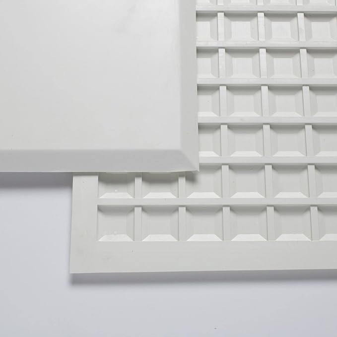 Champro Base Set - 4 Waffle Bottom Rubber Baseball, Softball, Kickball Throw Down Style Bases, Small (B026B) WHITE