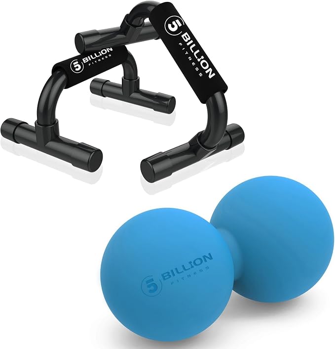 5BILLION Peanut Massage Ball & Push up Bars Strength Training Push Up Handle