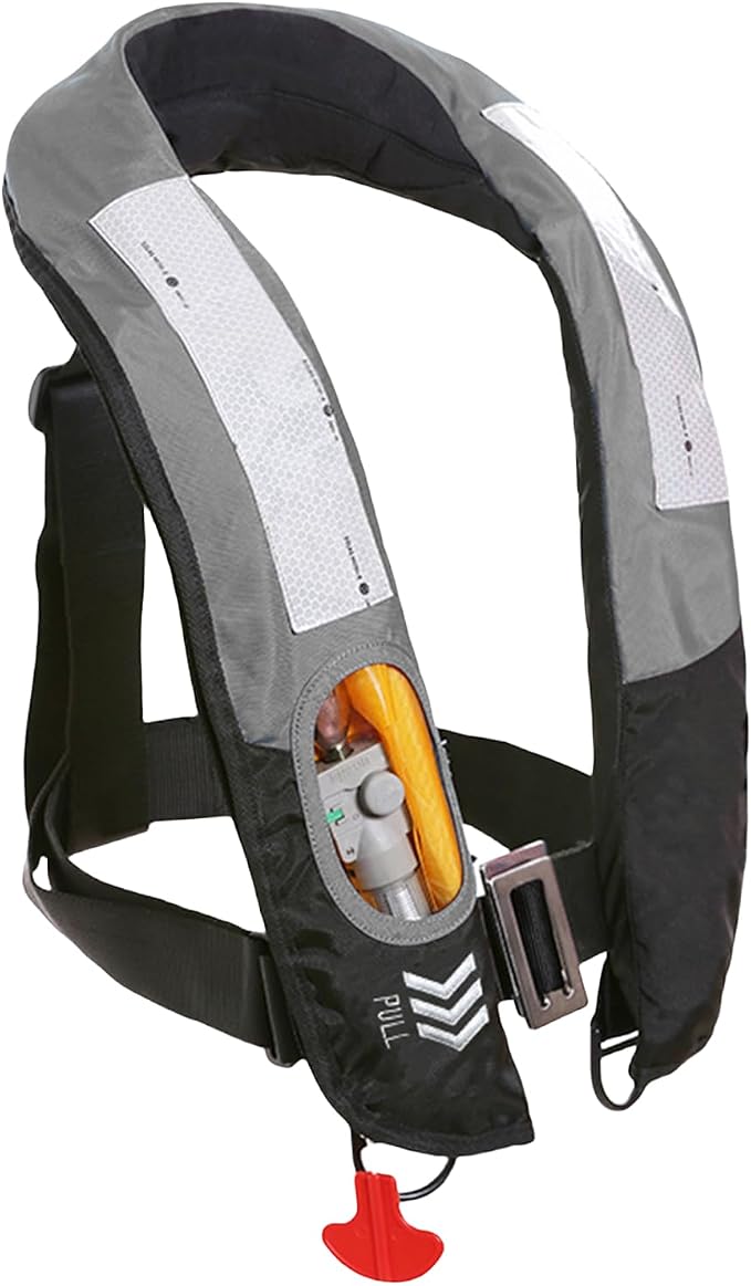 Automatic Inflatable Life Jacket,Preserver PFD for Adults,Life Vest for Adult,Supports Weight up to 330 pounds