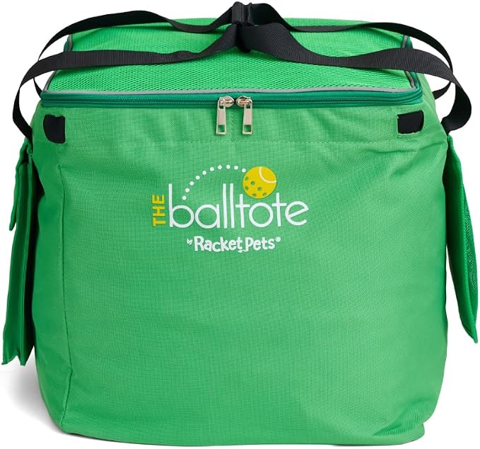 Racket Pets The Ball Tote - Replacement Bag for Tennis and Pickleball Pro Teaching Cart Hopper, Large Tote Bag For 150 Tennis Balls or 100 Pickleballs, Frame Not Included