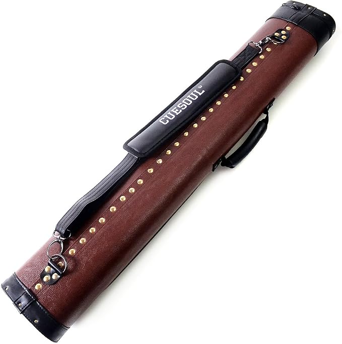 CUESOUL Soocoo Series 2x4/2x2 Hard Pool Cue Case -Holds 2 Cue Butt and 4 Cue Shafts,Four Color Available