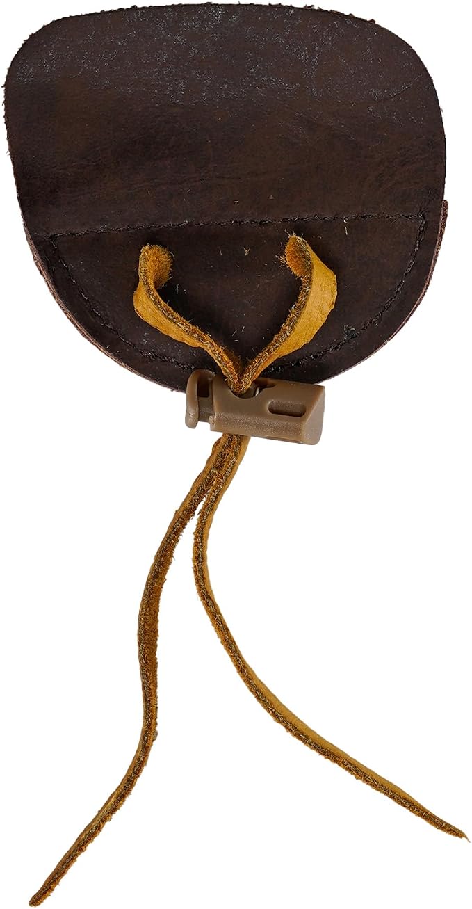 Hornet 3-Under Bison Tab – Handmade Leather Finger Tab for Traditional Archery, USA Made - Available in Medium, Large, Left and Right Hand