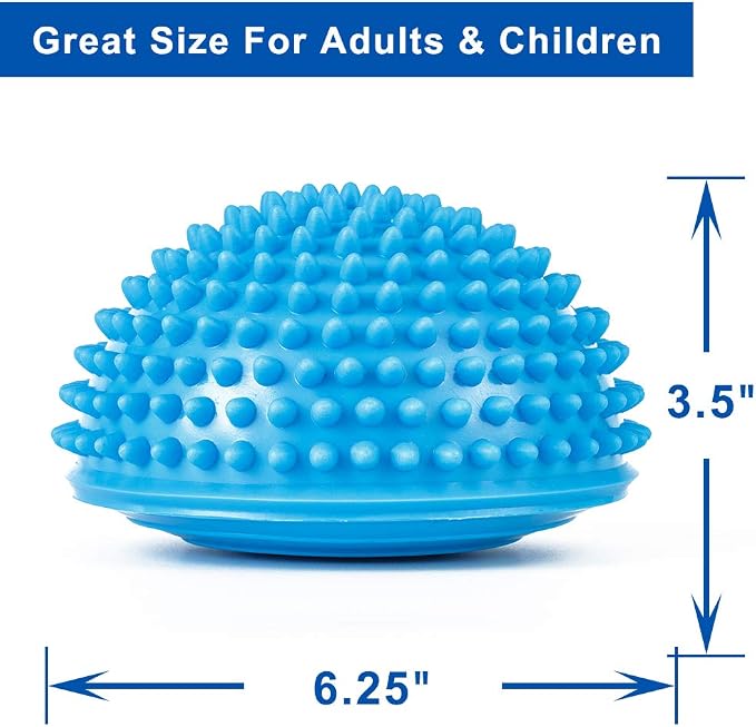 StrongTek Balance Essentials Duo – 2-in-1 Foam Balance Pad & Hedgehog Pod Kit for Rehab, Agility & Core Stability Training