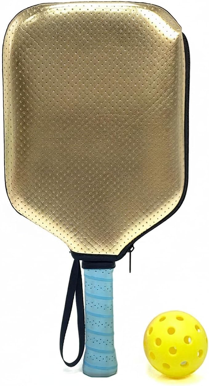 2-Pack Neoprene Racket Covers for Table Tennis & Badminton, Protective Storage Sleeves with Hanging Loop, Scratch-Resistant Paddle Cases