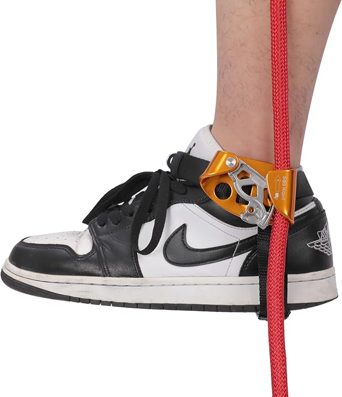 SOB Quick Step Foot Ascender,Outdoor Rock Climbing Tree Arborist, Mountaineering Equipment Climbing Rappelling Device for 8-13mm Rope