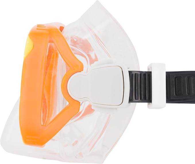 Speedo Unisex-Adult Swim Snorkel Dive Mask Anti-Fog with Nose Cover Adventure Series