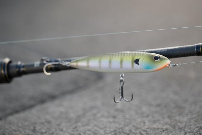 Berkley Choppo Topwater Fishing Lure, Sexy Back, Size 90, Cupped Propeller Tail for Balance of Sound and Spray, Equipped with Sharp Fusion19TM Hook