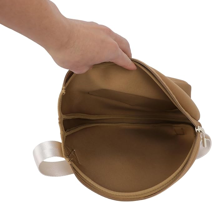TOURBON Neoprene Padded Pickleball Paddle Sling Bag with Ball Holder Pouch, Sports Padel Racquet Pouch for Men and Women
