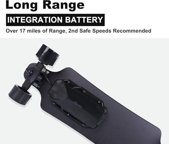 A1 Electric Skateboard with Remote, Rang Up to 17 Miles/24, 8 Ply Canadian Maple, Smooth Breaking, Suitable for Younger Beginners