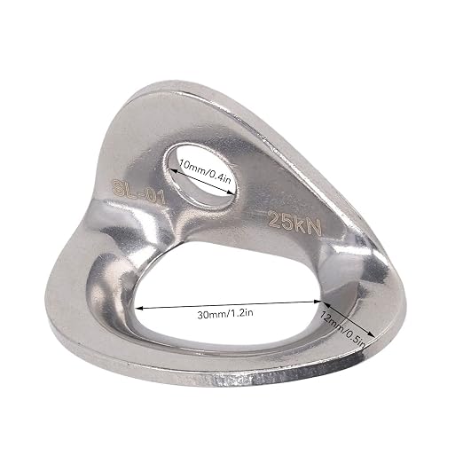 Bolt Hanger,10Pcs Climbing Hanger Lightweight Stainless Steel Rock Climbing Anchors for Cave Exploration Engineering Protection