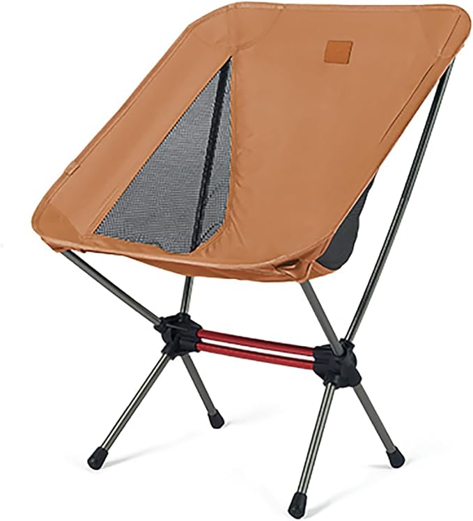 Naturehike Camping Chair, Foldable with Storage Bag, Outdoor Portable Chair for Adults, Lightweight, Supports 330lbs, Backpacking Chair for Fishing, Hiking, Beach, Lawn