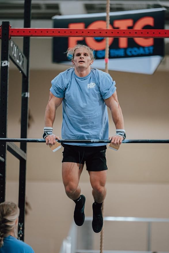 Chalky Grips for Cross Training and Gymnastics, for Pull-ups, WODs- Hand Protection for Muscle-ups & Toes-to-Bar with Wrist Support