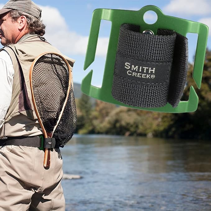 Smith Creek Net Holster, Belt-Mounted Landing Net Holder