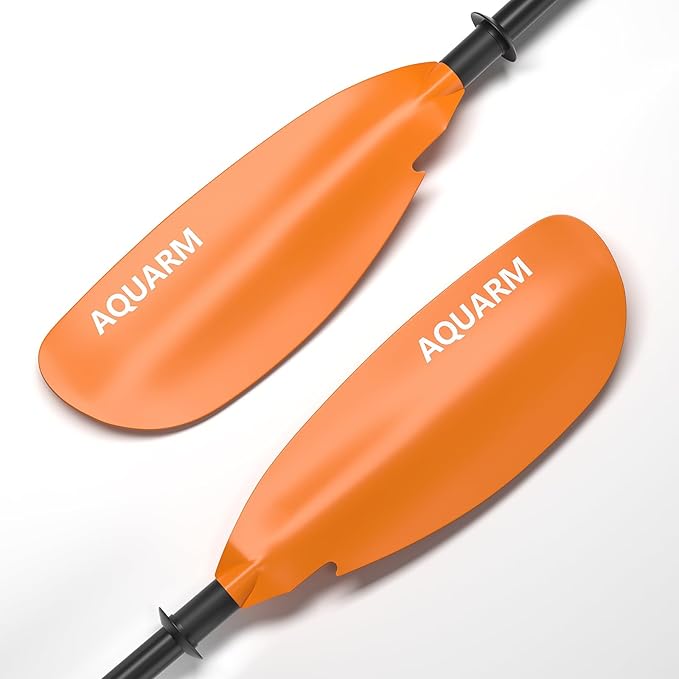 Kayak Paddle 231cm/91inch, Aluminum Shaft with Reinforced Fiberglass Blade, Adjustable Lightweight Kayaking Oars for Boating Canoeing