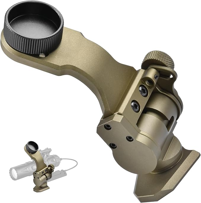 Dovetail Night Vision J Arm PVS 14 J-arm Headmount Mount NVG Helmet Mount Dovetail G24 Metal J arm NVG Mount for Goggles Binoculars All Models of PVS-14 Mount