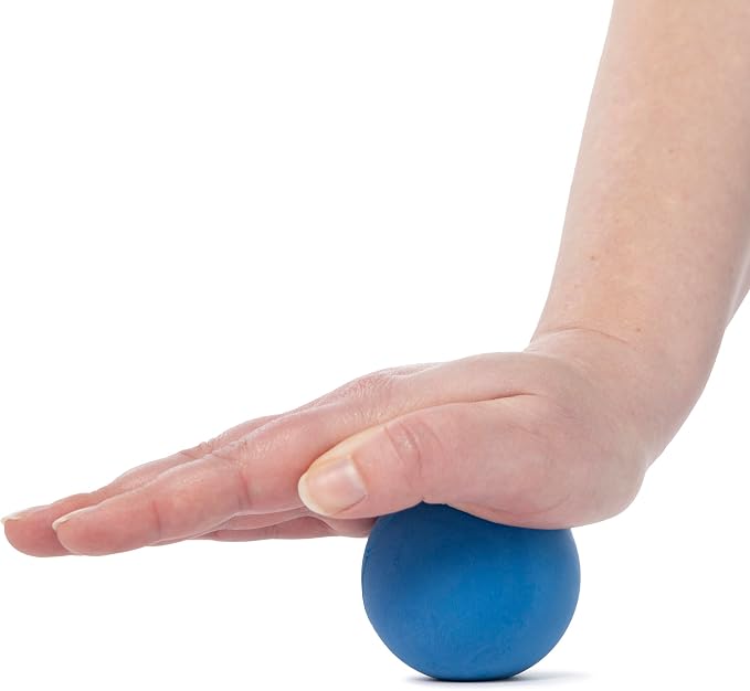 OPTP Massage Ball Set – Moderate and Firm Density Therapy Ball Set – Deep Tissue Massage Balls for Plantar Fasciitis, Sore Muscle Relief — Super Pinky Ball and Super Firm Ball (Pack of 2)