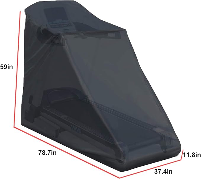 MaWGcowerd Folding Treadmill Cover - Dustproof and Waterproof Oxford Cloth Sunscreen Cover