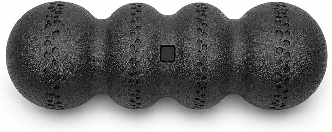 Double Peanut Massage Roller for Deep Tissue Relief, Spinal Alignment Gap, Micro-Perforation Texture, Back, Neck & Leg Recovery