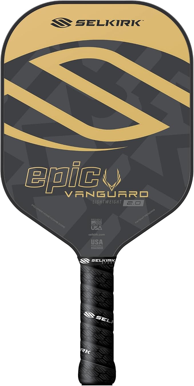 Selkirk Sport Vanguard Hybrid Pickleball Paddle | Carbon Fiber Pickleball Paddle with a Polypropylene X5 Core | Pickleball Rackets